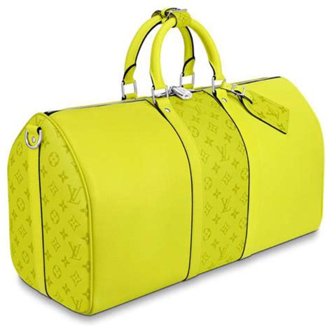 louis vuitton keepall yellow|Louis Vuitton Keepall men.